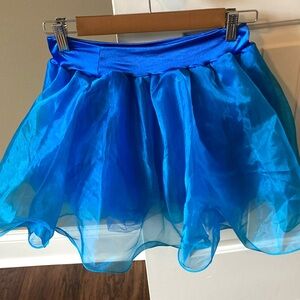 Medium Child’s Blue Dance Costume Skirt